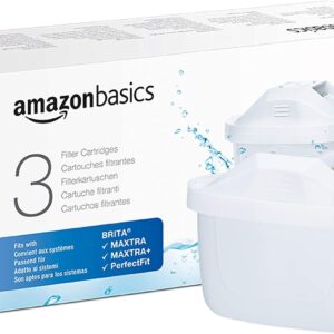 Pack 3 cartouches filtrantes Amazon Basics – Compatible BRITA