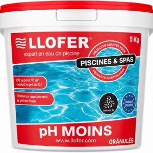 Poudre pH Moins 5 kg - Réducteur pH pour Piscine & Spa