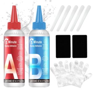 Colle époxy bi-composant 2x125ml - Réparation rapide & puissante