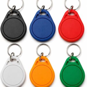 Lot 6 badges NFC NTAG215 réinscriptibles étanches