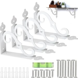 Équerres Fer Forge 140x110mm - 4 Pièces