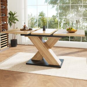 Table extensible bois 6-8 pers. 119-158,5 cm - Yihomfy