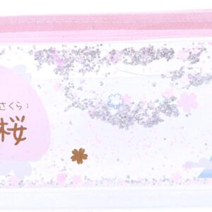 Trousse maquillage Sakura paillettes - Kawaii LB-2003