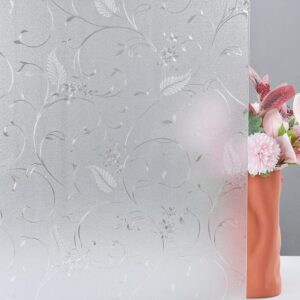 Film occultant floral pour vitres 90x200 cm - FEOMOS