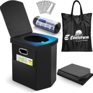 Toilette Portable Camping E EASTSTORM - WC Pliable Adulte