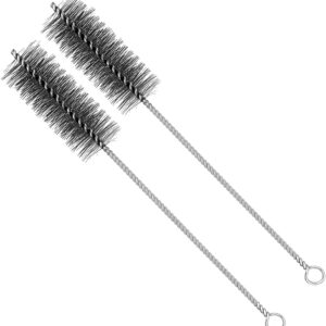 Lot 2 Brosses Métalliques 40mm pour Poêles à Granulés