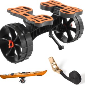 VEVOR Chariot Kayak Pliable 113 kg - Roues Caoutchouc