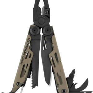 Leatherman Signal - Outil Multifonction Rouge-Brun