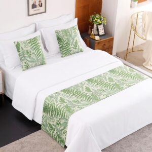 Chemin de lit motif forêt AMBERIS, doux et confortable