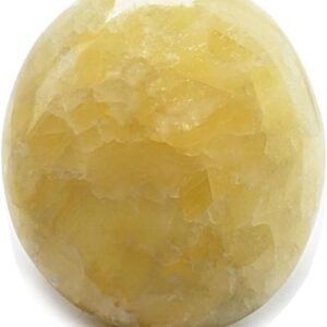 Jaspe Jaune : Galet Thérapeutique Artisanal [Eusice]