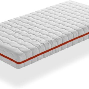 Matelas Enfant SHAULA 90x180 cm - 18 cm - Mousse & Housse Amovible