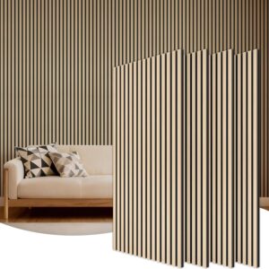 Panneaux acoustiques bois TONOR - 4x120x60cm - Chêne