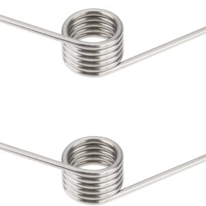 Lot 2 ressorts torsion inox 130° pour porte coulissante