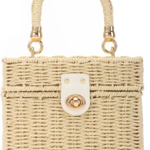 Sac à main bohème en osier tressé - Jywmsc