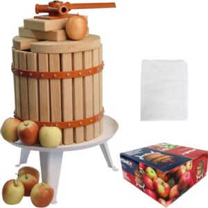 Pressoir à fruits 12L HOME It® en chêne – Jus maison naturel
