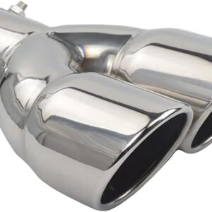 Embout silencieux double sortie 63mm inox - MOCNT
