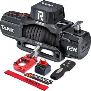 Treuil Électrique RUGCEL WINCH 5443 kg 12V - IP67 Étanche