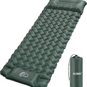 JATEKA Matelas Gonflable 1 Place - Vert Militaire