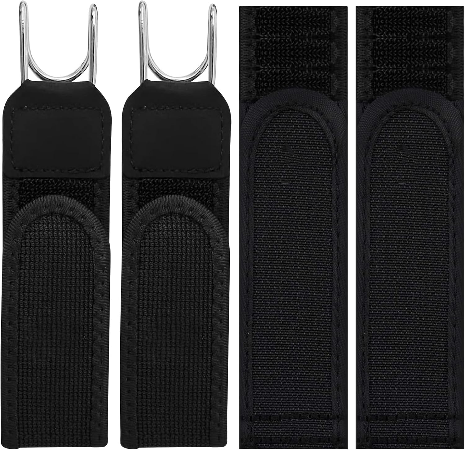 Lot de 4 ceintures élastiques sans boucle CYUXING