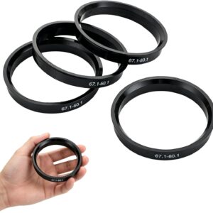 Lot 4 Bagues de Centrage 66,6→57,1 mm - Polycarbonate