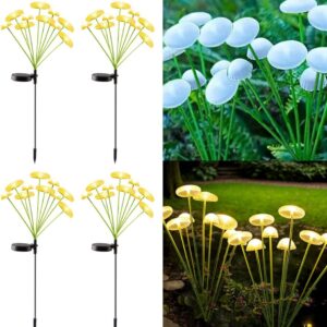 Pack 4 Lampes Méduses Solaires LED - Décoration Extérieur