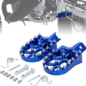 Repose-pieds moto Yamaha DT50R/CNC Bleu - BIUGERCN