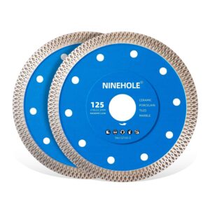 Lot 2 Disques Diamant 125mm Extra Fins pour Carrelage