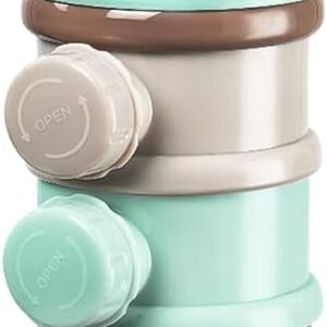 Vicloon Distributeur Lait en Poudre 4 Compartiments
