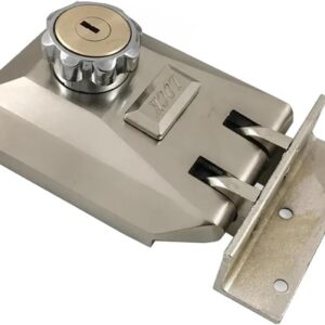 Serrure porte coulissante acier double verrou JCKJWL