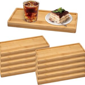 Lot 10 plateaux bambou 28x10 cm – Charcuterie, fromage & apéro