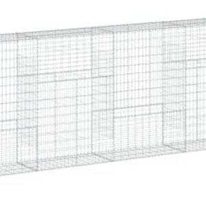 Panier Gabion vidaXL 900x50x150 cm - Fer galvanisé