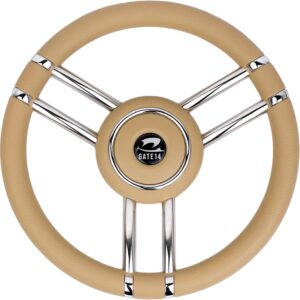 Volant Nautique GATE14 Elba 35 cm Acier Inoxydable