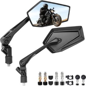 Rétroviseurs Moto KEMIMOTO avec support téléphone M10 22mm