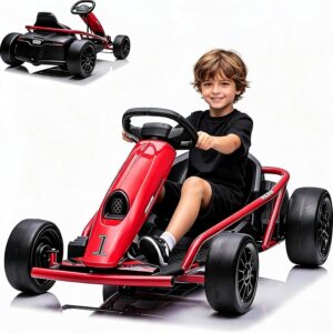 Kart électrique rouge 24V pour enfants Virimolo