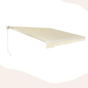 Store Banne Extérieur GOPLUS 4x2,5m Réglable UV & Pluie