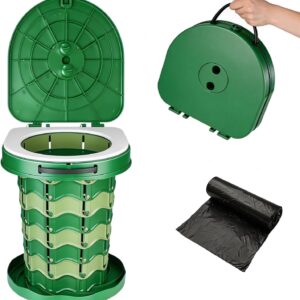 WC Portable Pliable BORDEAG - Toilette Sèche Camping