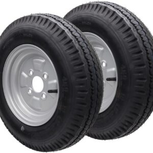Roue 4.50-10 400 kg 4 x 100 pour remorque - trailer parts4u