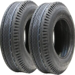 Parnells 5.00-10 Remorque Pneus 4 plis – 2 pièces