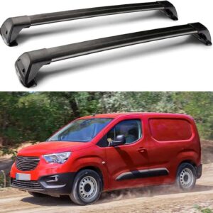 Barres de Toit Aluminium pour Opel Combo 2018-2021